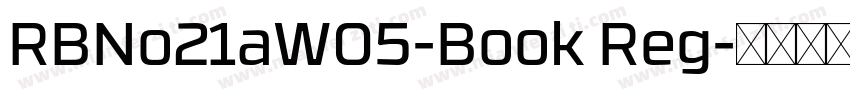 RBNo21aW05-Book Reg字体转换